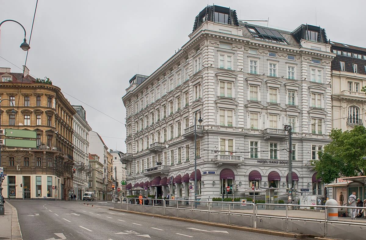 Straßenansicht Wien 